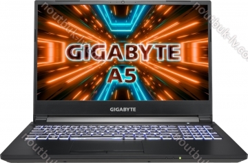 GIGABYTE A5 K1-ADE1130SD, Ryzen 5 5600H, 16GB RAM, 512GB SSD, GeForce RTX 3060