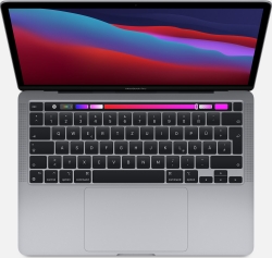 Apple MacBook Pro 13.3" Space Gray, M1 - 8 Core CPU / 8 Core GPU, 8GB RAM, 256GB SSD