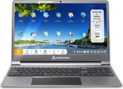 Ordissimo Laptop 15" Sarah grau, Celeron N4000, 4GB RAM, 128GB SSD