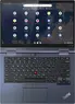 Lenovo ThinkPad C13 Yoga G1 Chromebook, Abyss Blue, Athlon Gold 3150C, 4GB RAM, 64GB Flash