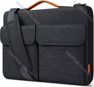 Inateck 13" EdgeKeeper 360° protective Laptop shoulder bag, black grey