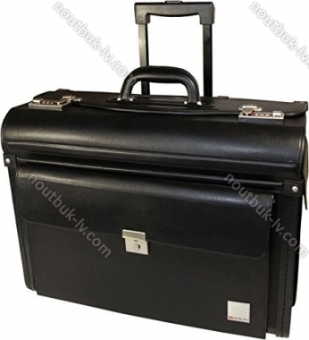 Monolith Wheeled pilot case 15.6", black/grey