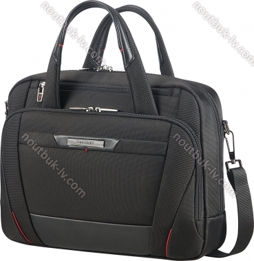 Samsonite Pro-DLX 5 Bailhandle expandable 14.1" expandable notebook-messenger bag black