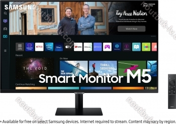 Samsung Smart monitor M5 M50B black, 32"