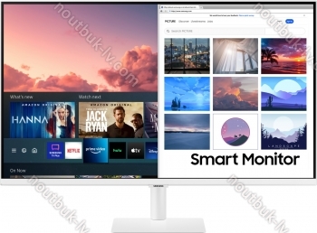 Samsung Smart monitor M7 M70A white, 31.5"