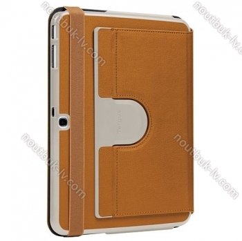 Targus Versavu Slim Galaxy Tab 4 10.1" Rotating Stand case light brown 