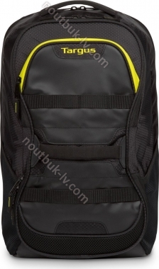 Targus Work + Play Fitness 15.6" Laptop Backpack, black/yellow