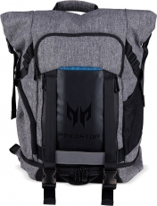 Acer Predator Gaming Rolltop Backpack, grey/blue