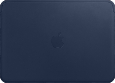 Apple MacBook 12 leather sleeve, Midnight Blue