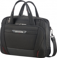 Samsonite Pro-DLX 5 Bailhandle expandable 14.1" expandable notebook-messenger bag black