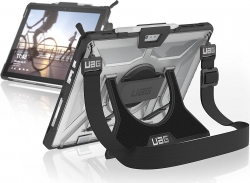 UAG Plasma Handstrap case Microsoft Surface Pro 7+/7/6/5/4 ice black/transparent