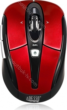 Adesso iMouse S60R wireless Programmable Nano Mouse red, USB