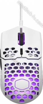 Cooler Master MasterMouse MM711 RGB Gaming mouse white matte, USB