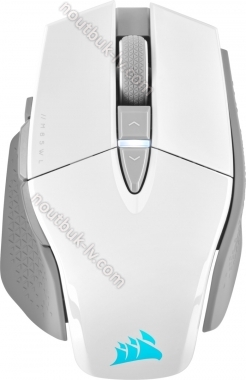 Corsair Gaming M65 RGB Ultra wireless, white/light grey, USB/Bluetooth 