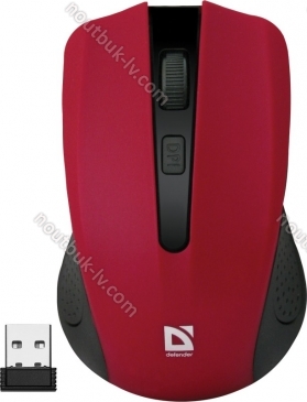 Defender Accura MM-935 wireless Optical Mouse red, USB