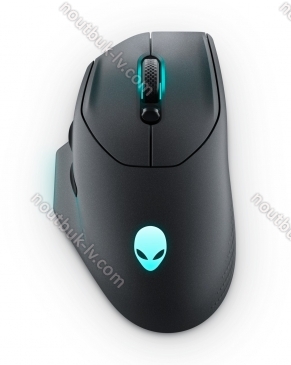 Dell Alienware AW620M wireless Gaming Mouse, Dark Side Of The Moon, USB