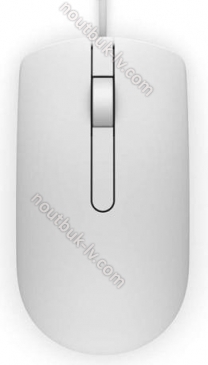 Dell MS116 white, USB