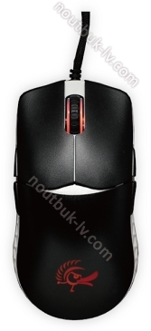 Ducky Feather Black & white Ultralight Gaming Mouse, Kailh Switches, USB