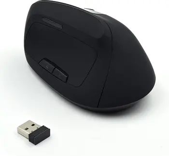 Ewent wireless Ergonomic Mouse black, USB