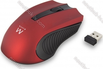 Ewent wireless Mouse 1000dpi red, USB 