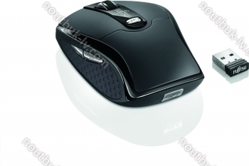 Fujitsu WI660 wireless notebook Mouse, black, USB