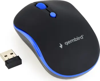 Gembird wireless Optical Mouse 4B-03 black/blue, USB