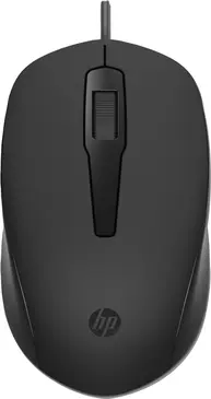 HP 150 wired Mouse, grey/black, USB