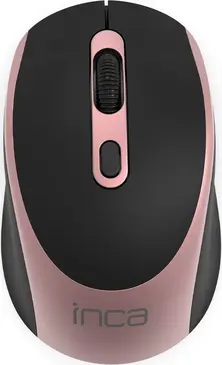 Inca IWM-211RG Silent wireless Mouse black/rose gold, USB