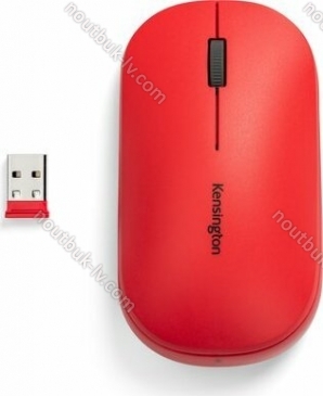 Kensington SureTrack Dual wireless Mouse red, USB/Bluetooth