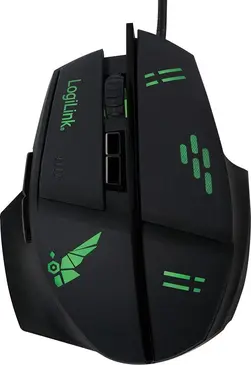 LogiLink Gaming Mouse, black, USB