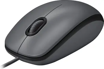 Logitech M100 Refresh 2022 Optical Mouse grey, USB