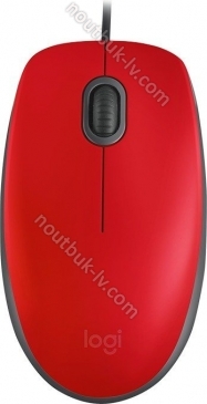 Logitech M110 Silent red, USB