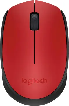 Logitech M171 wireless Mouse red, USB