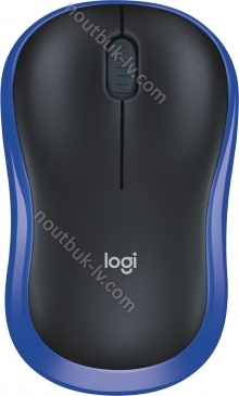 Logitech M185 wireless Mouse black/blue, USB