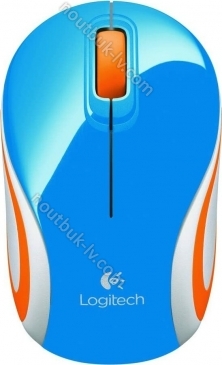 Logitech M187 wireless mini Mouse Blue, USB