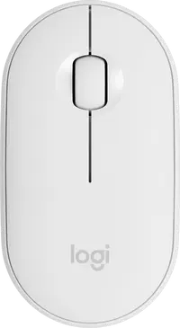 Logitech M350 Pebble wireless Mouse Off-white, USB/Bluetooth