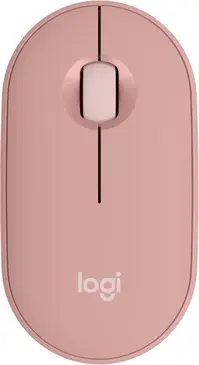 Logitech M350s Pebble Mouse 2 pink, Logi Bolt, USB/Bluetooth