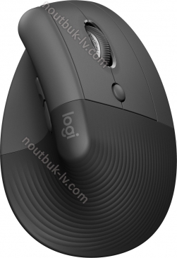 Logitech lift vertical Ergonomic Mouse, graphite, Logi Bolt, USB/Bluetooth