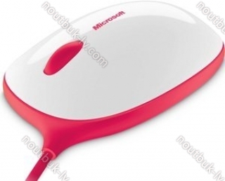 Microsoft Express Mouse red/white, USB