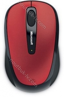 Microsoft wireless Mobile Mouse 3500 poppy red, USB