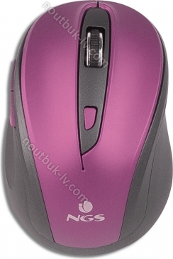 NGS Evo Mute wireless Mouse purple, USB