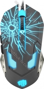 Natec Fury Gladiator Gaming Mouse silver/grey, USB