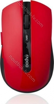 Rapoo 7200M Multi-mode wireless red/black, USB/Bluetooth