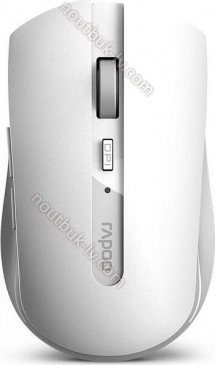 Rapoo 7200M Multi-mode wireless white/grey, USB/Bluetooth