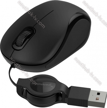 Sabrent mini travel USB Optical Mouse, black, USB