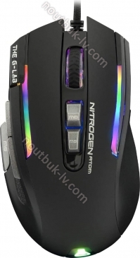 The G-Lab Kult Nitrogen ATOM Gaming Mouse, black, USB