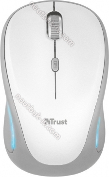 Trust Yvi FX wireless Mouse white, USB