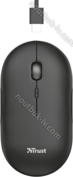 Trust puck wireless Mouse black, USB/Bluetooth