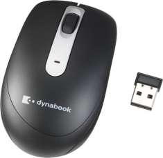 Dynabook W90 Silent wireless Mouse black, USB