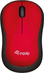 Equip Comfort wireless Mouse red, USB